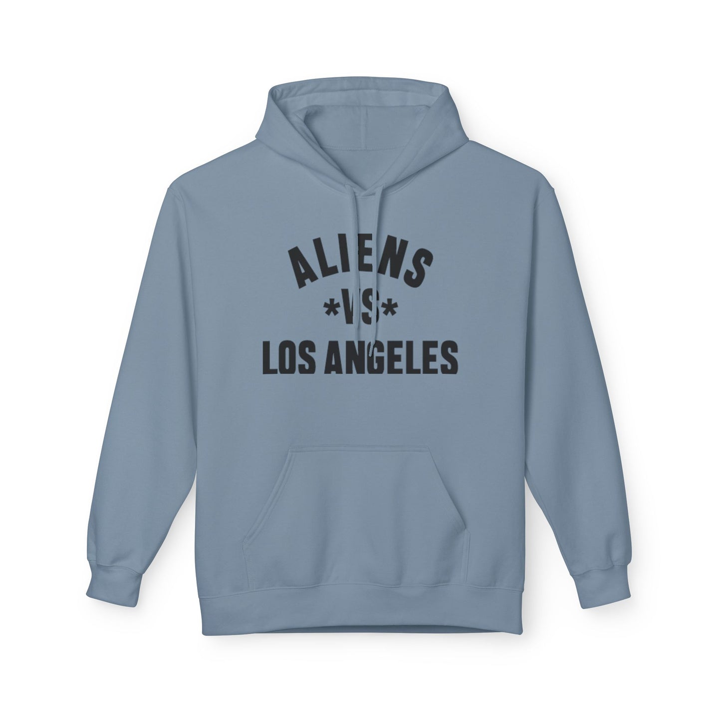 Aliens vs Los Angeles Hoodie — Vintage Sci‑Fi LA Graphic Pullover