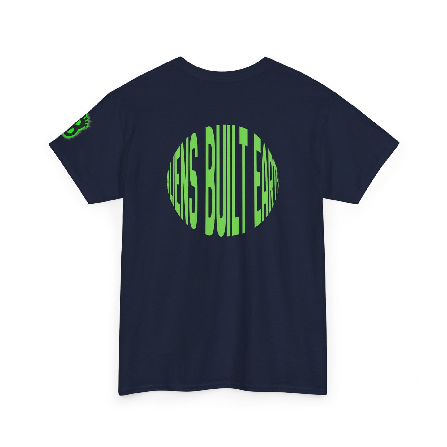 Bigfoot Encounter Tee — Neon Green Cryptid Graphic T-Shirt