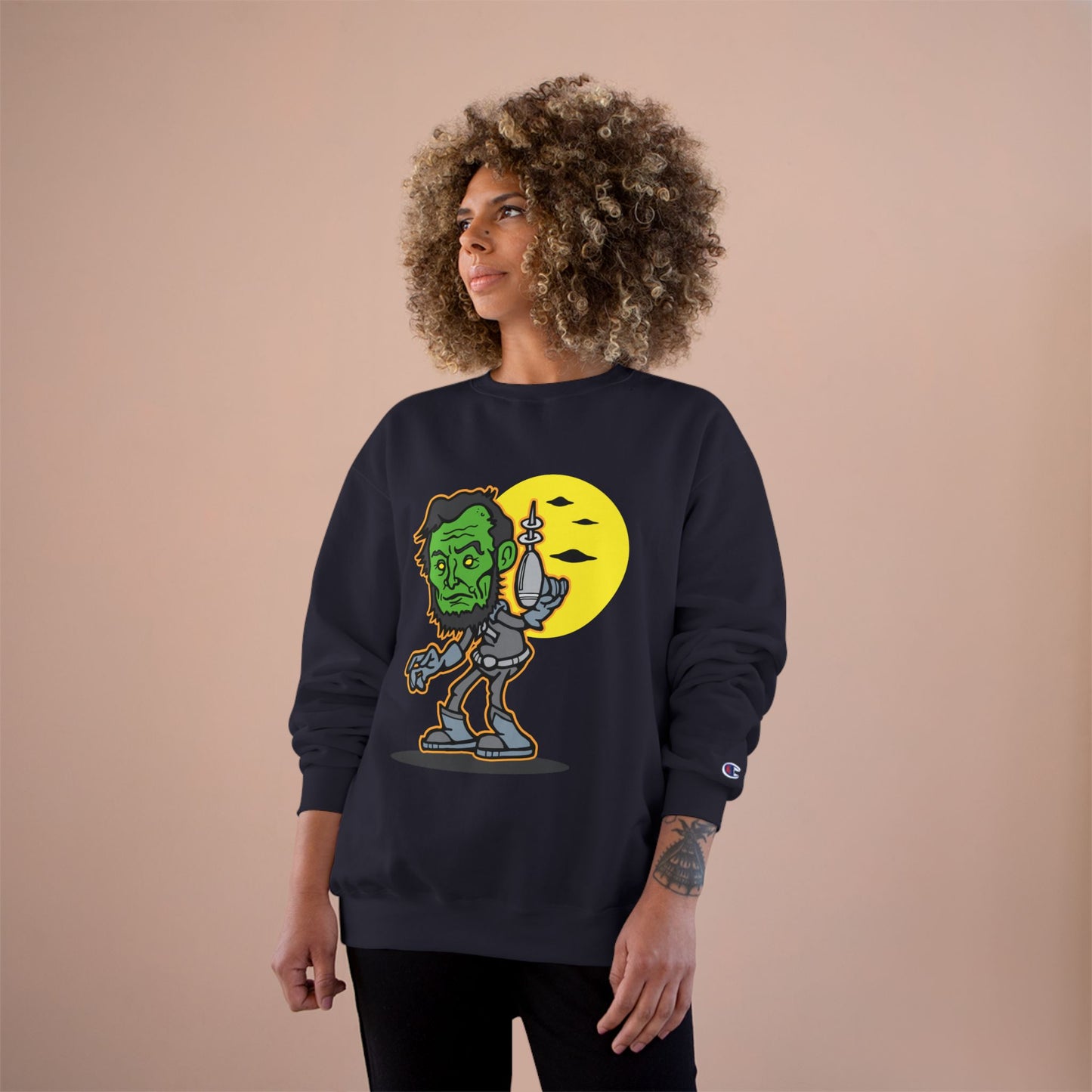 Bigfoot Encounter Sweatshirt - Cozy, Fun Gift for Nature Lovers, Halloween, Humor Apparel, Unique Statement Piece, Alien Lovers