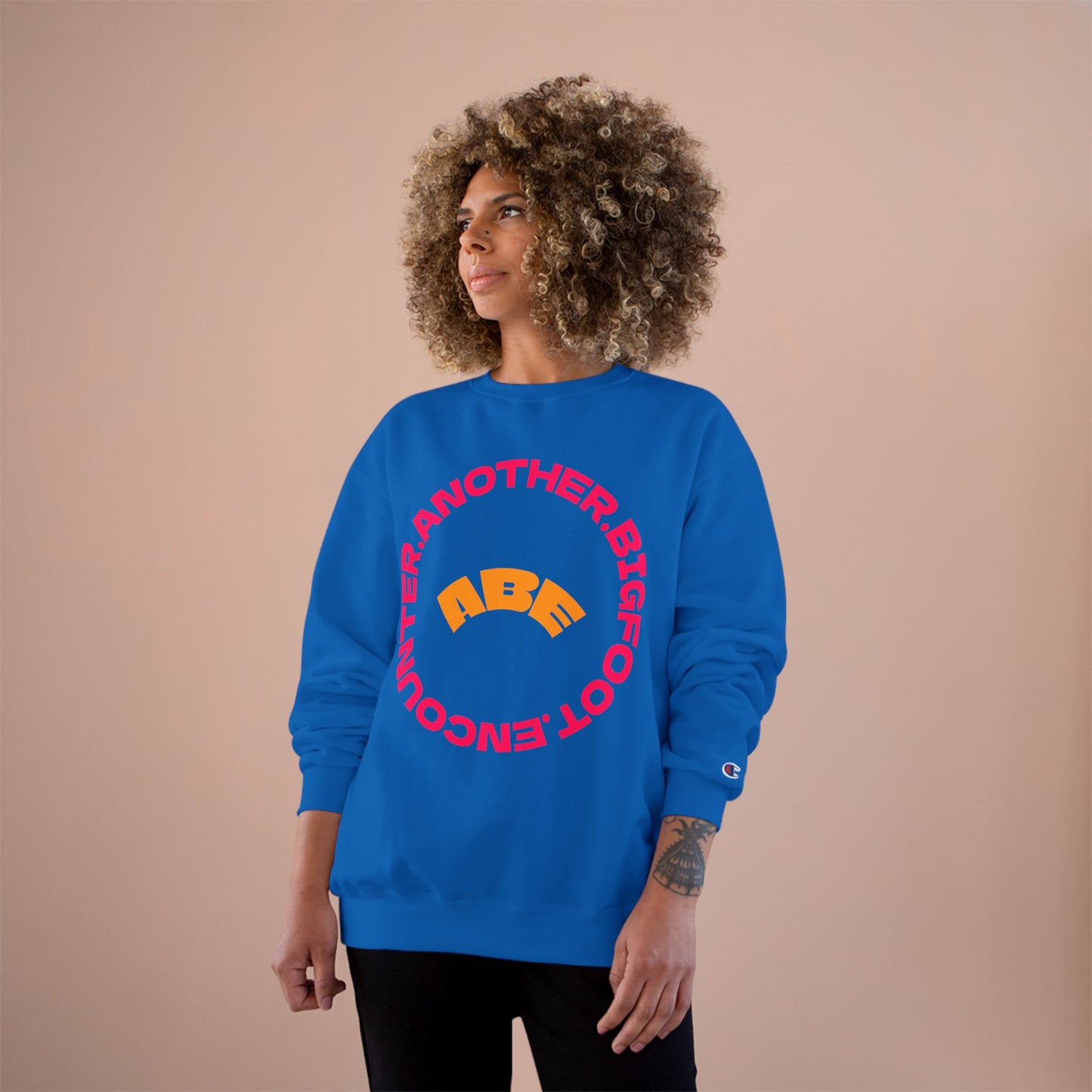 Alien Built Earth Neon Logo Sweatshirt
