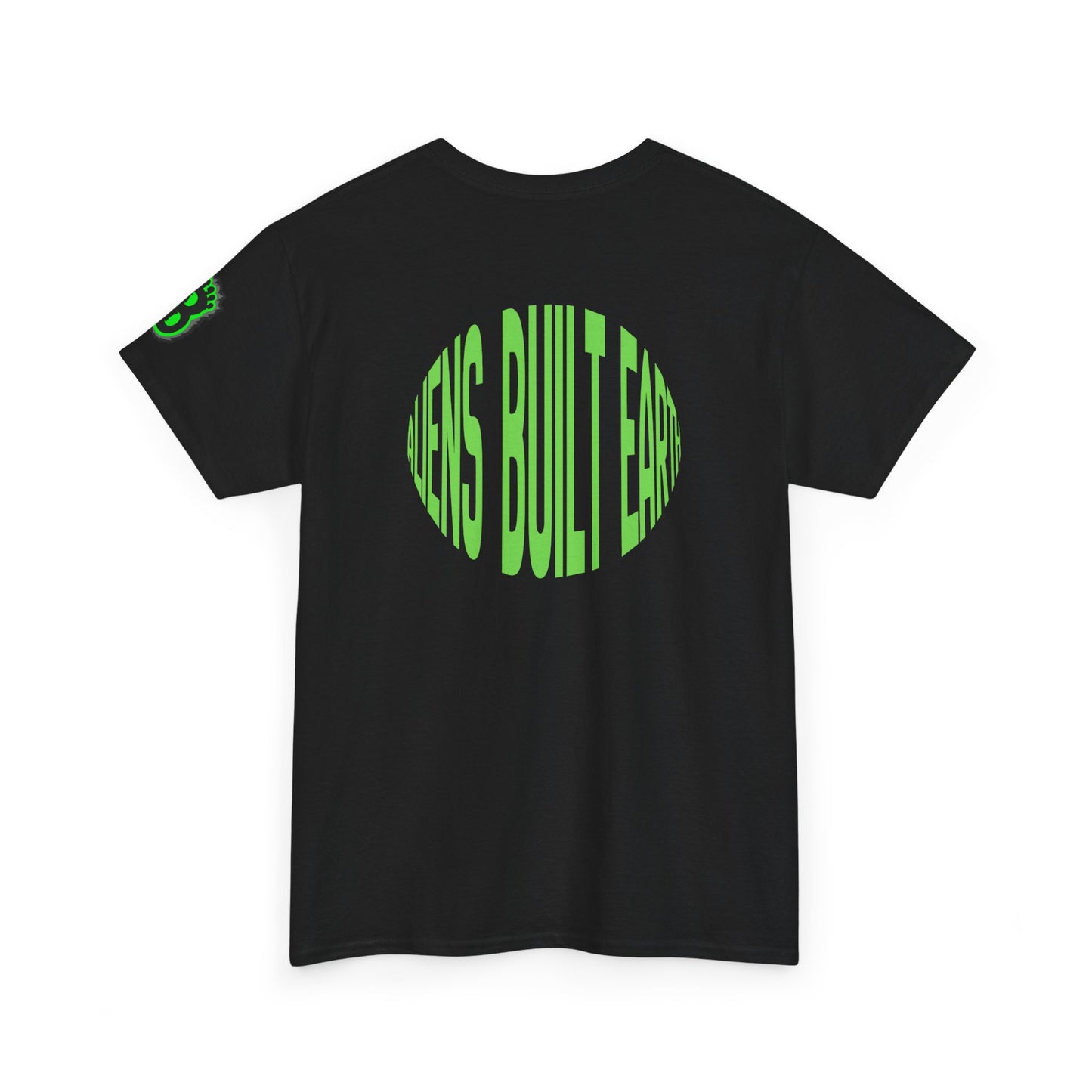 Bigfoot Encounter Tee — Neon Green Cryptid Graphic T-Shirt