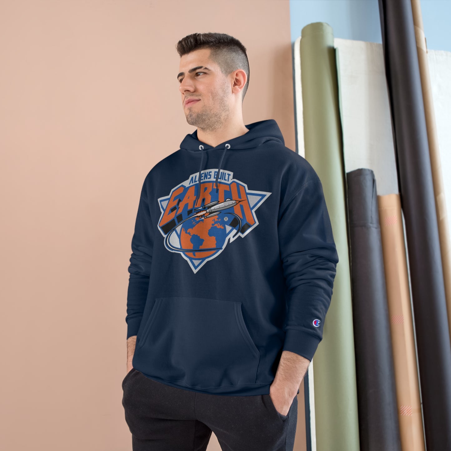 Aliens Built Earth The Playoffs! Knicks Champion Hoodie