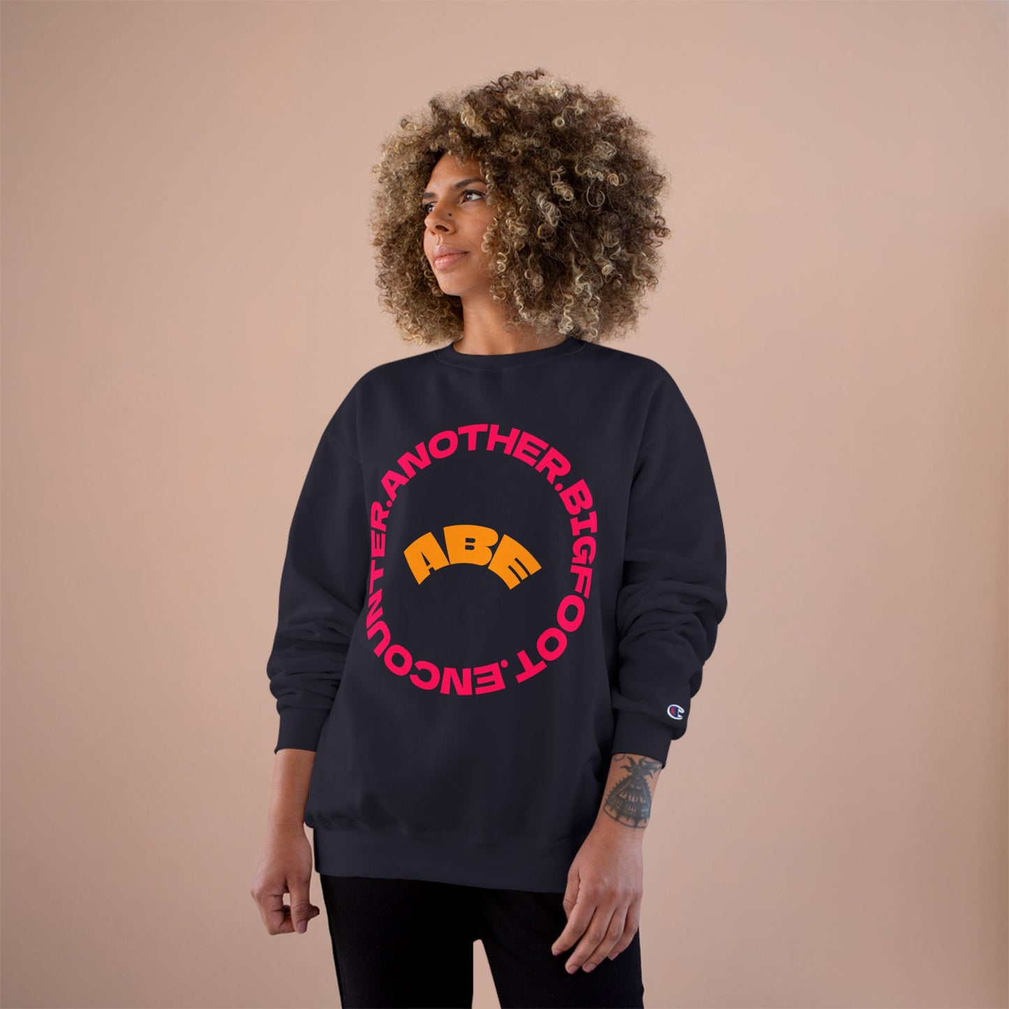 Alien Built Earth Neon Logo Sweatshirt