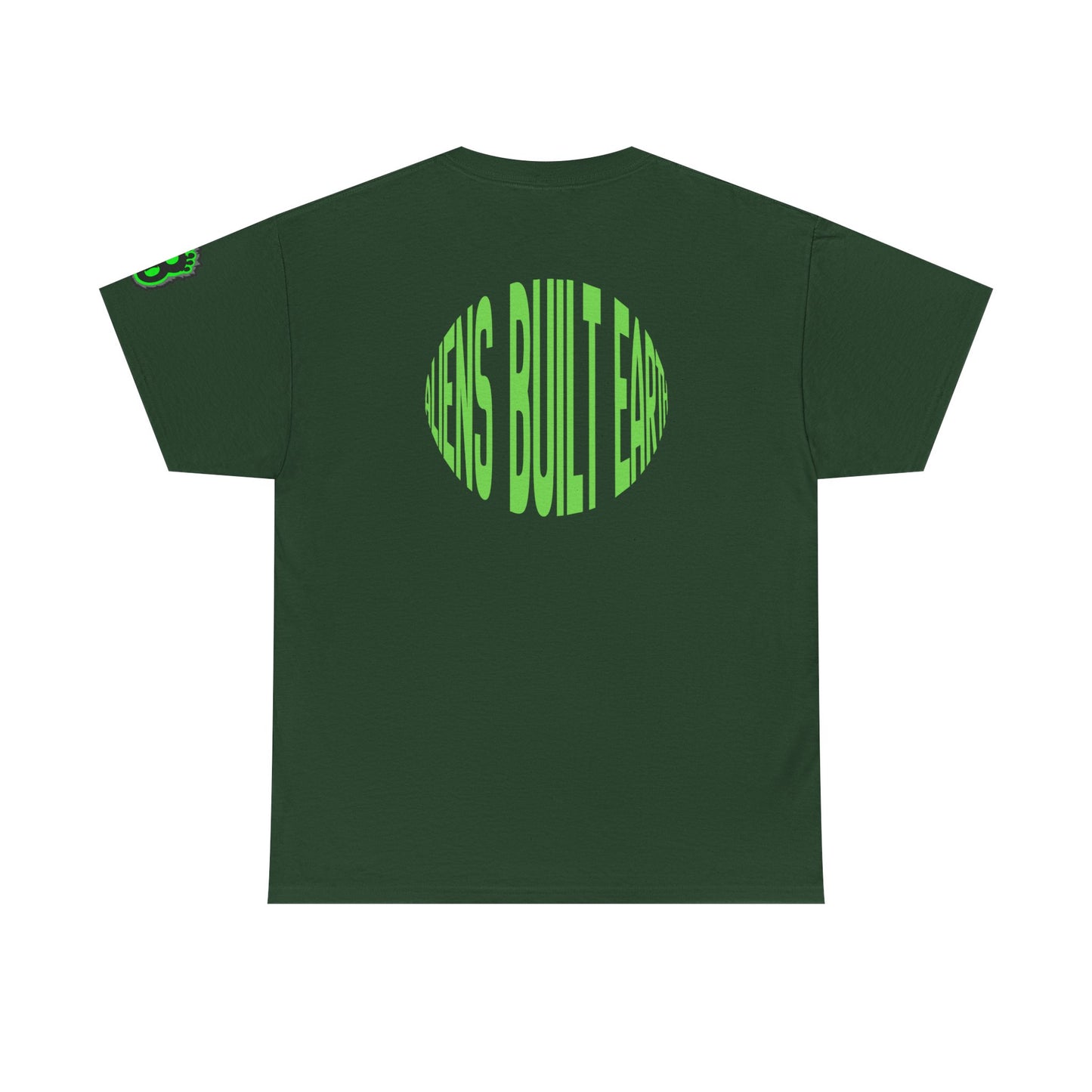Bigfoot Encounter Tee — Neon Green Cryptid Graphic T-Shirt