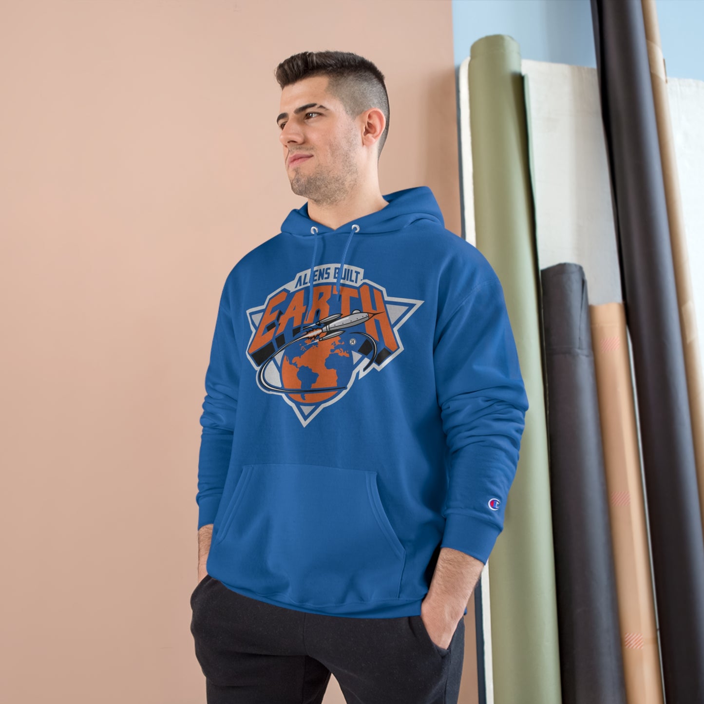 Aliens Built Earth The Playoffs! Knicks Champion Hoodie