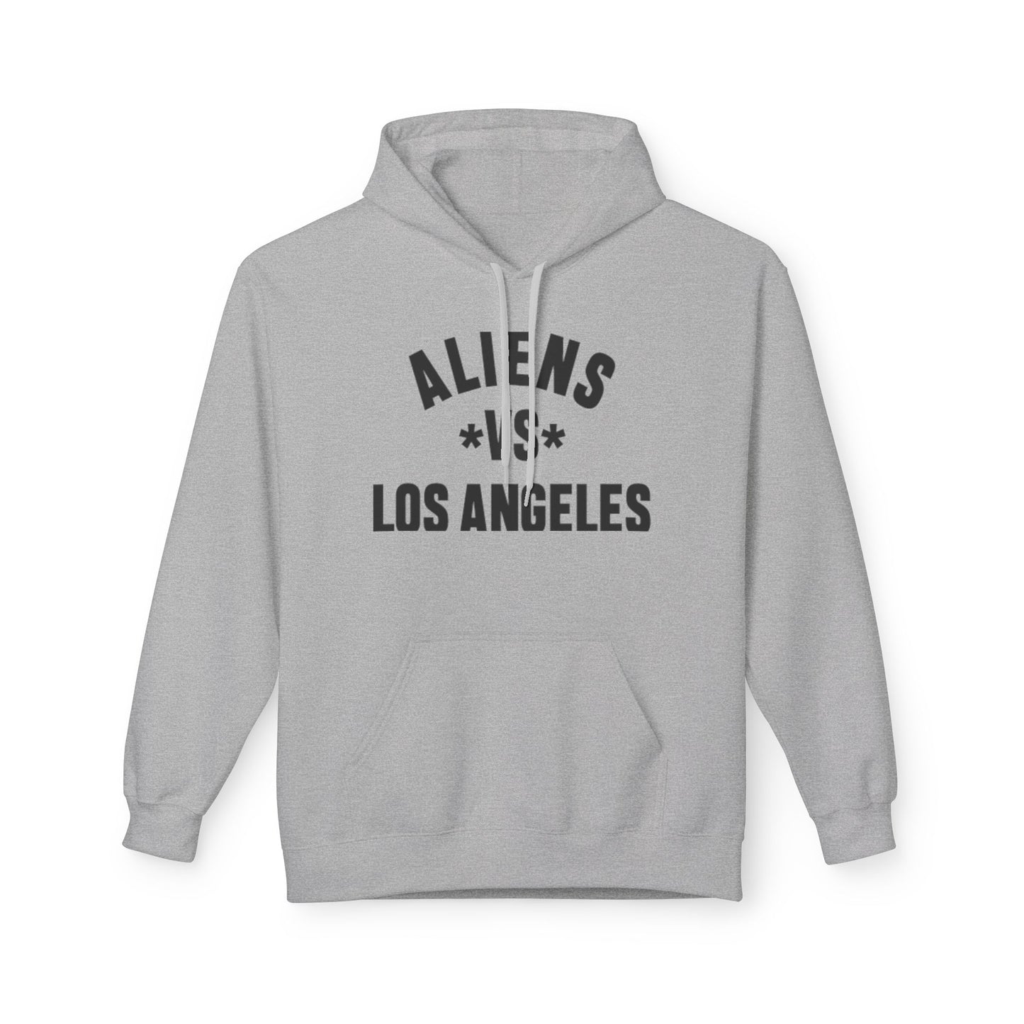 Aliens vs Los Angeles Hoodie — Vintage Sci‑Fi LA Graphic Pullover