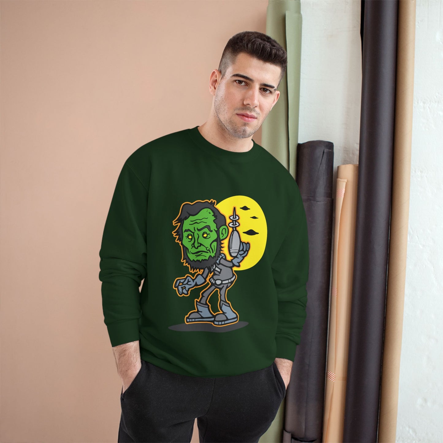 Bigfoot Encounter Sweatshirt - Cozy, Fun Gift for Nature Lovers, Halloween, Humor Apparel, Unique Statement Piece, Alien Lovers