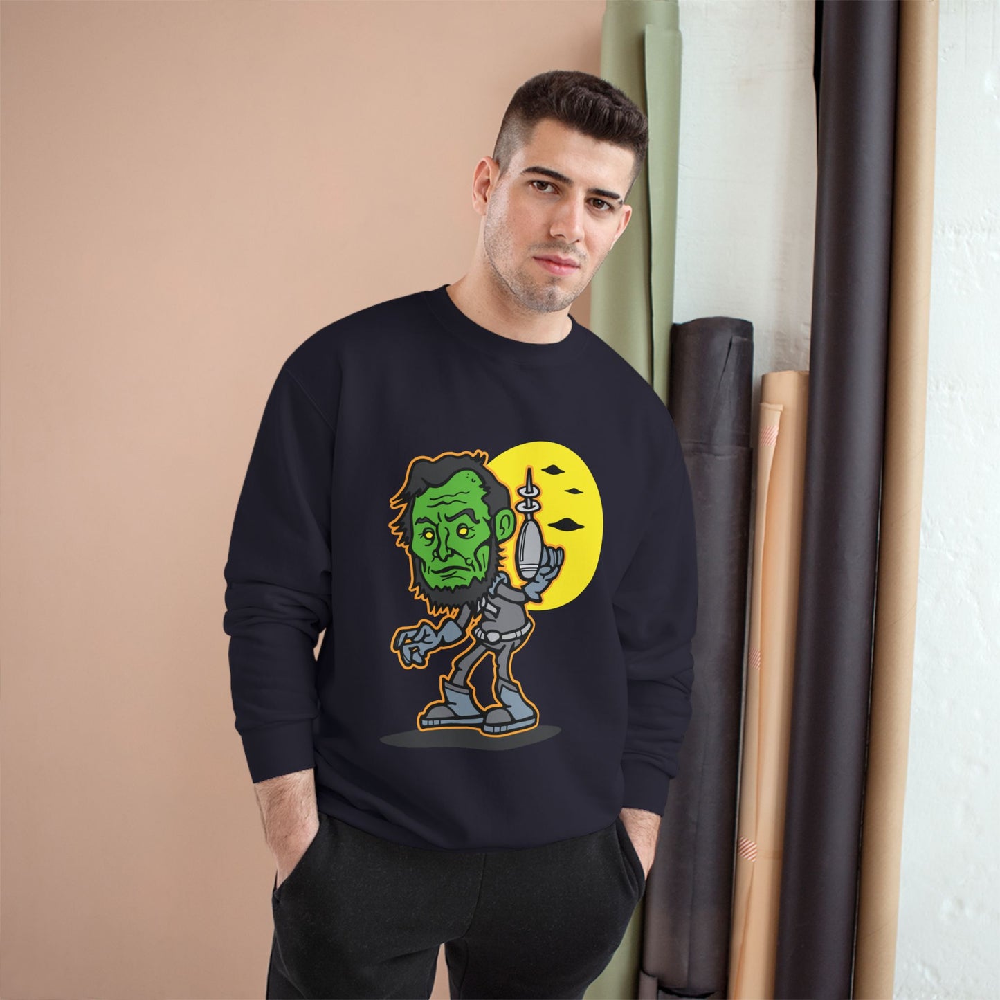 Bigfoot Encounter Sweatshirt - Cozy, Fun Gift for Nature Lovers, Halloween, Humor Apparel, Unique Statement Piece, Alien Lovers