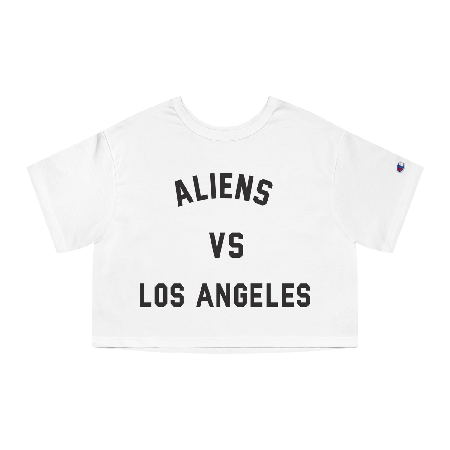 Aliens Vs. Los Angeles Champion Cropped T-Shirt