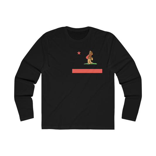 On my Grizzly bear brick Men's Long Sleeve Crew Tee
