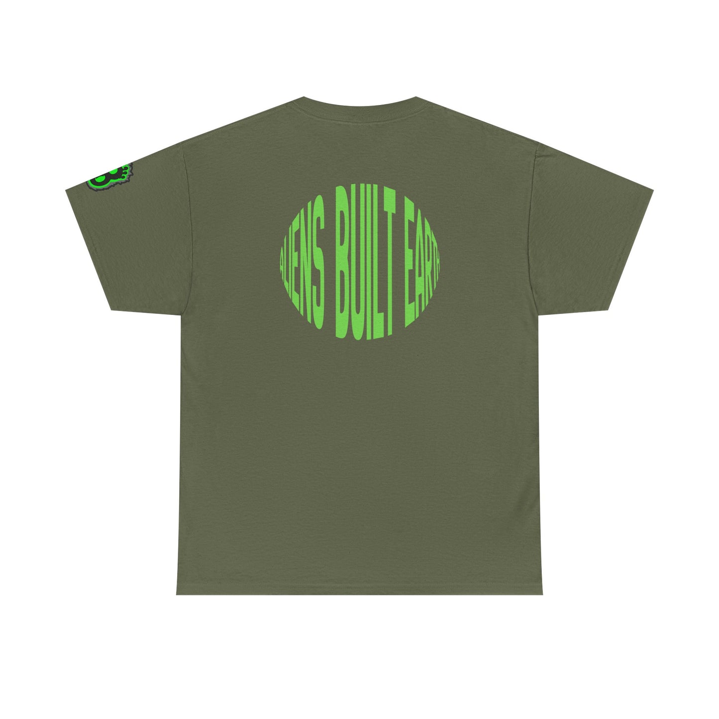 Bigfoot Encounter Tee — Neon Green Cryptid Graphic T-Shirt