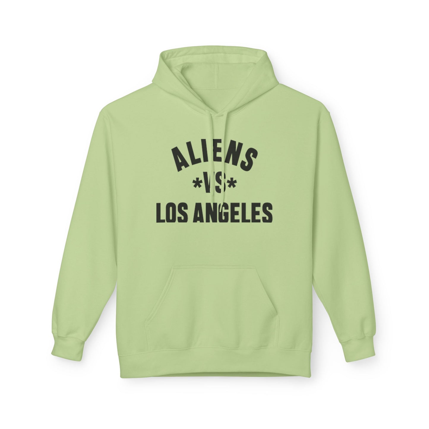 Aliens vs Los Angeles Hoodie — Vintage Sci‑Fi LA Graphic Pullover
