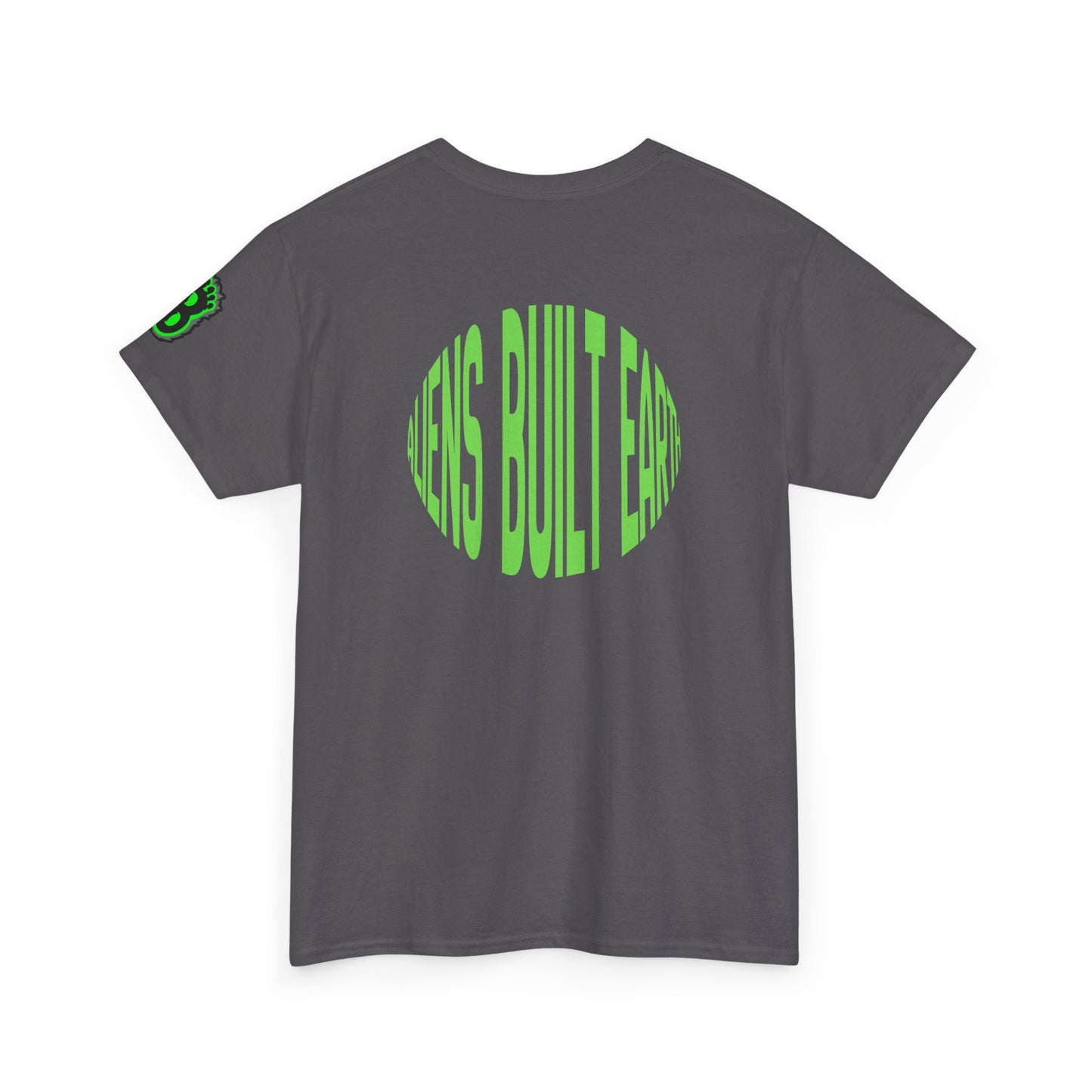 Bigfoot Encounter Tee — Neon Green Cryptid Graphic T-Shirt