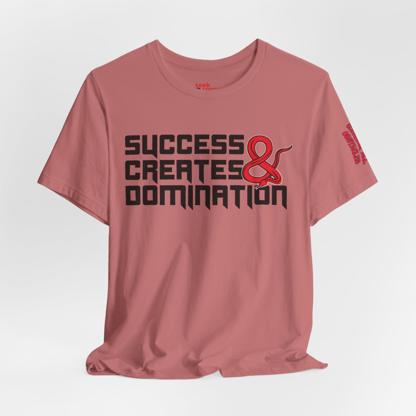 Success Creates & Domination Tee Seek Conquer & Destroy