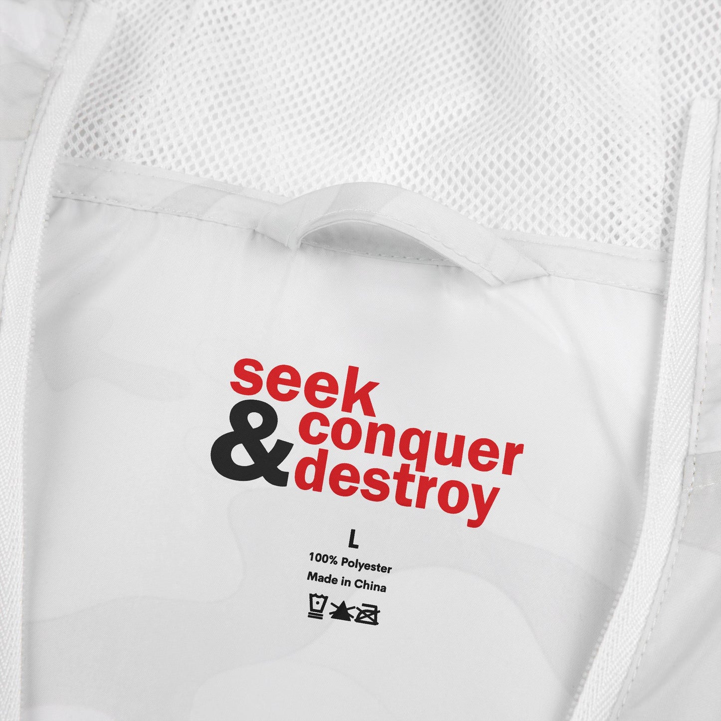 Seek Conquer & Destroy Windbreaker Jacket