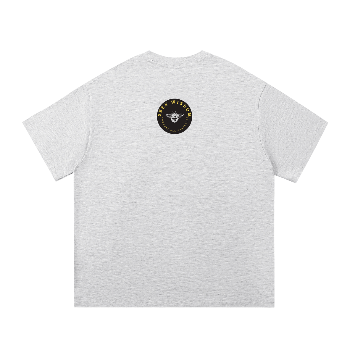 Seek Wisdom Conquer all Obstacles Mountain Peaks Essential Cotton T-Shirt