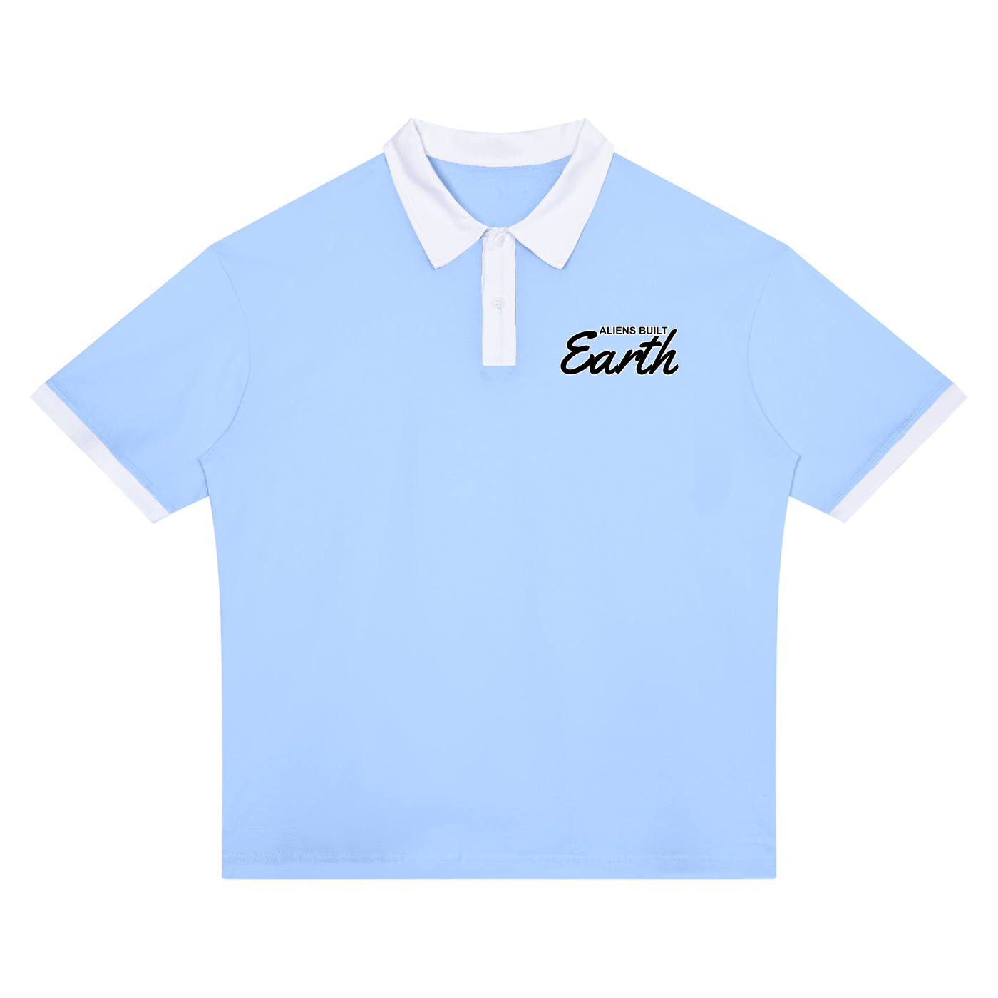 Unisex Color Block Polo Shirt
