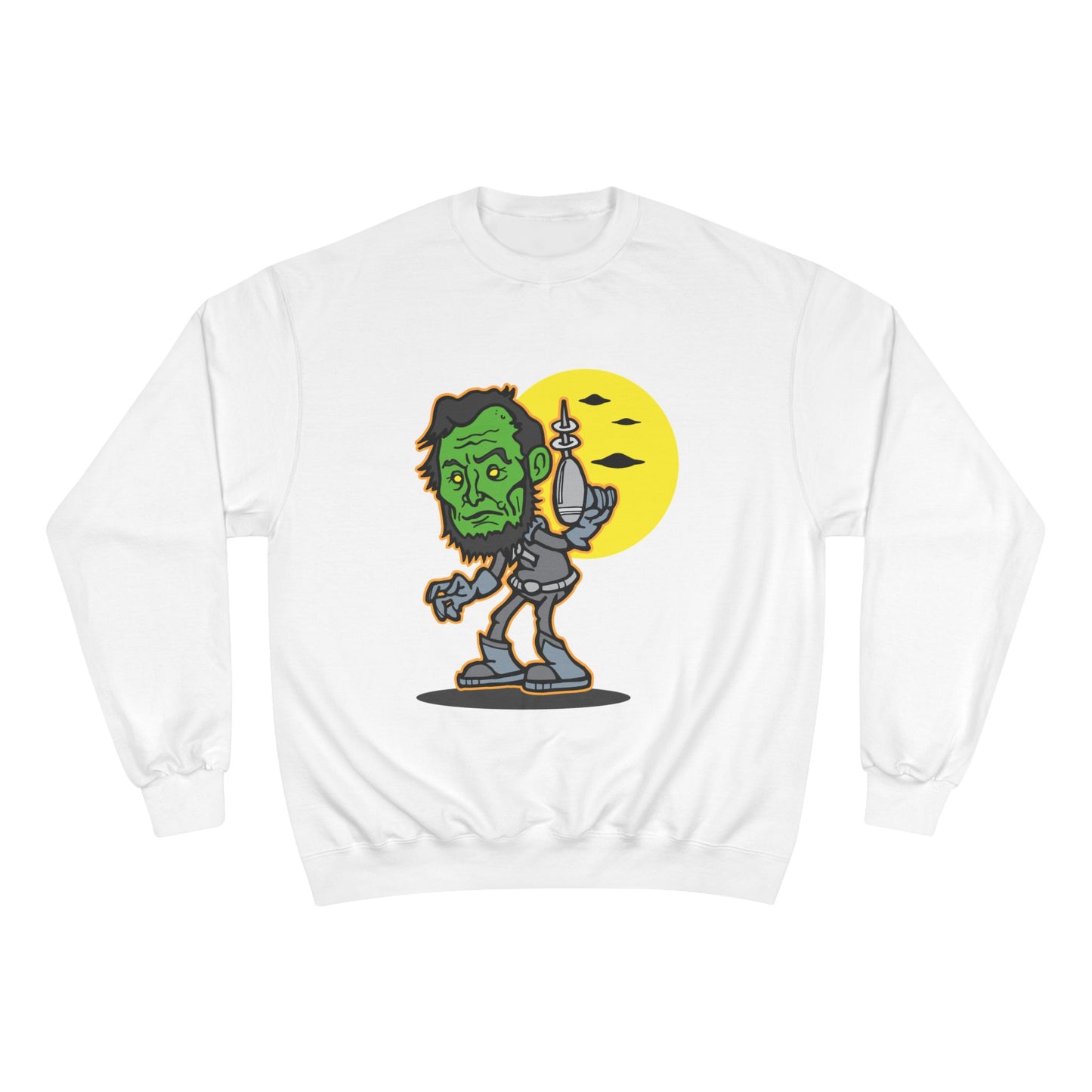 Bigfoot Encounter Sweatshirt - Cozy, Fun Gift for Nature Lovers, Halloween, Humor Apparel, Unique Statement Piece, Alien Lovers