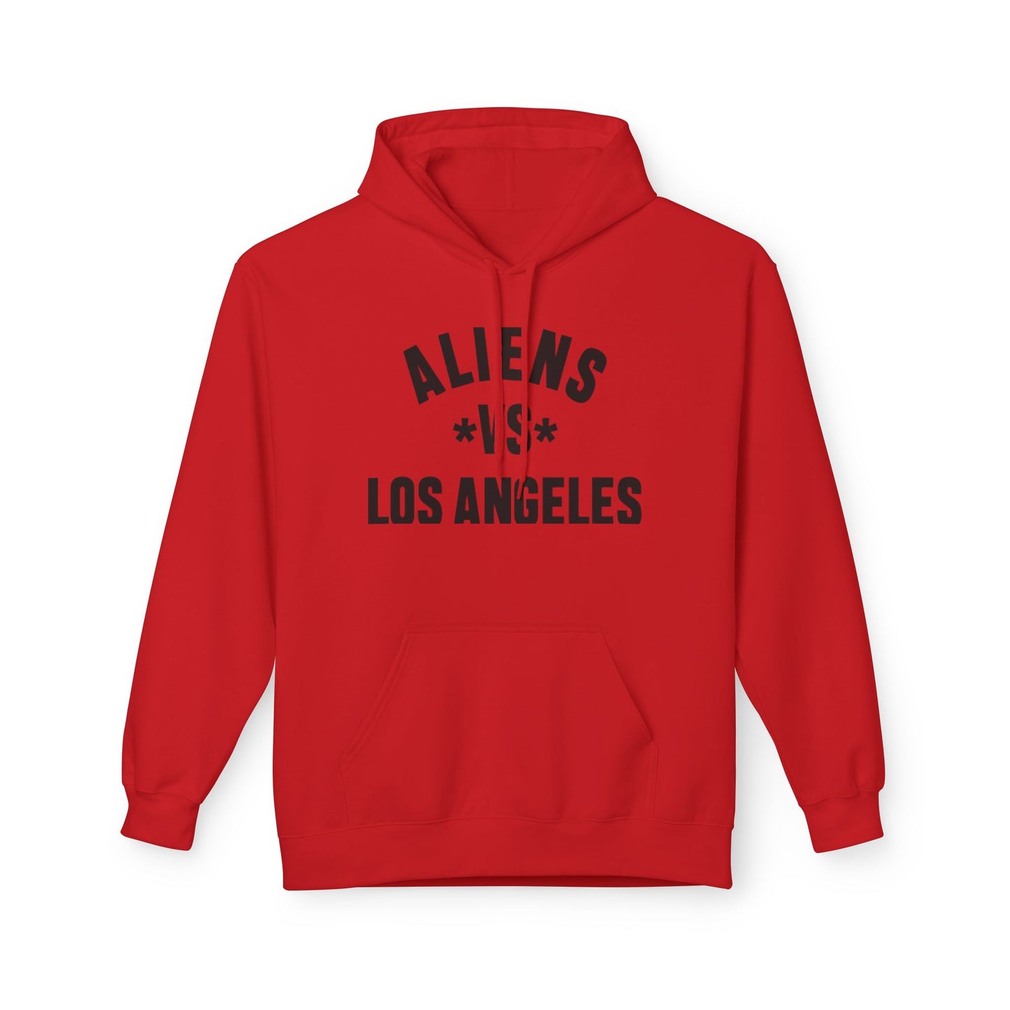 Aliens vs Los Angeles Hoodie — Vintage Sci‑Fi LA Graphic Pullover