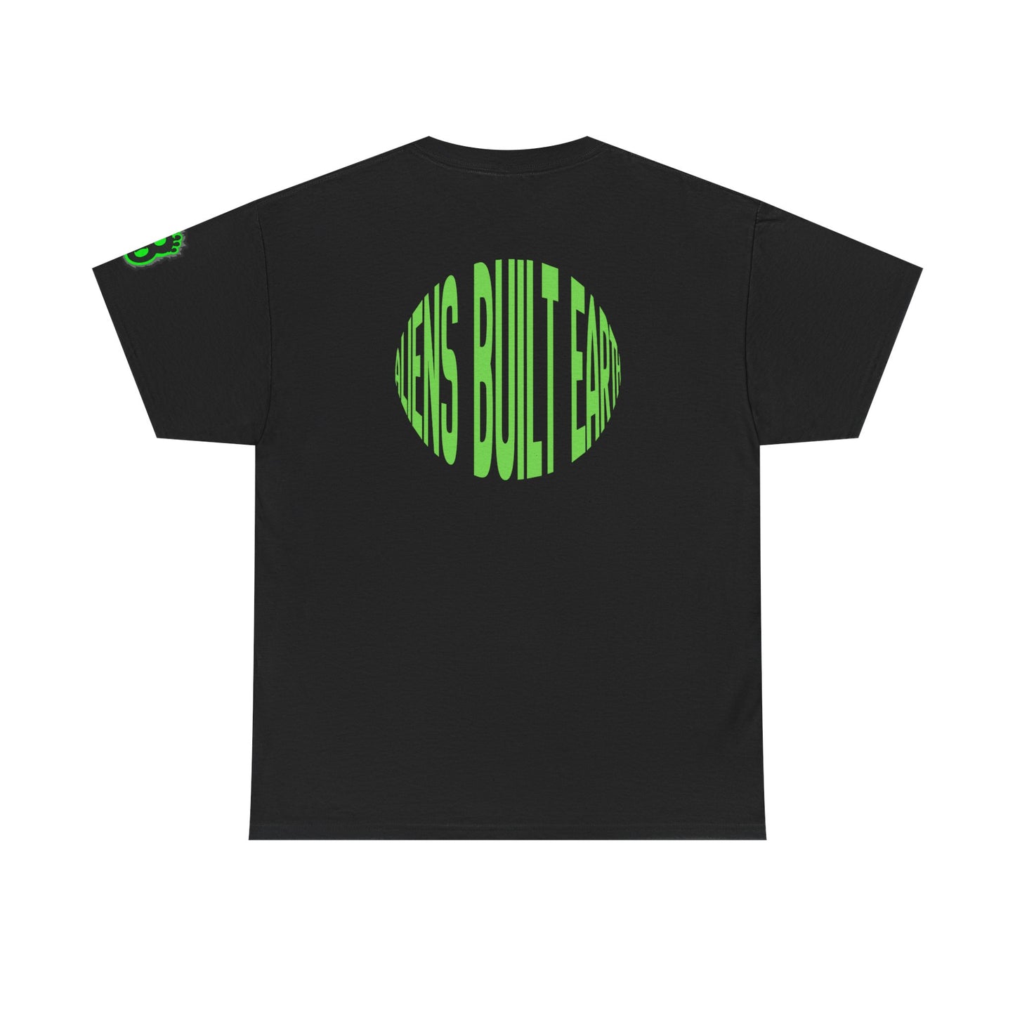 Bigfoot Encounter Tee — Neon Green Cryptid Graphic T-Shirt