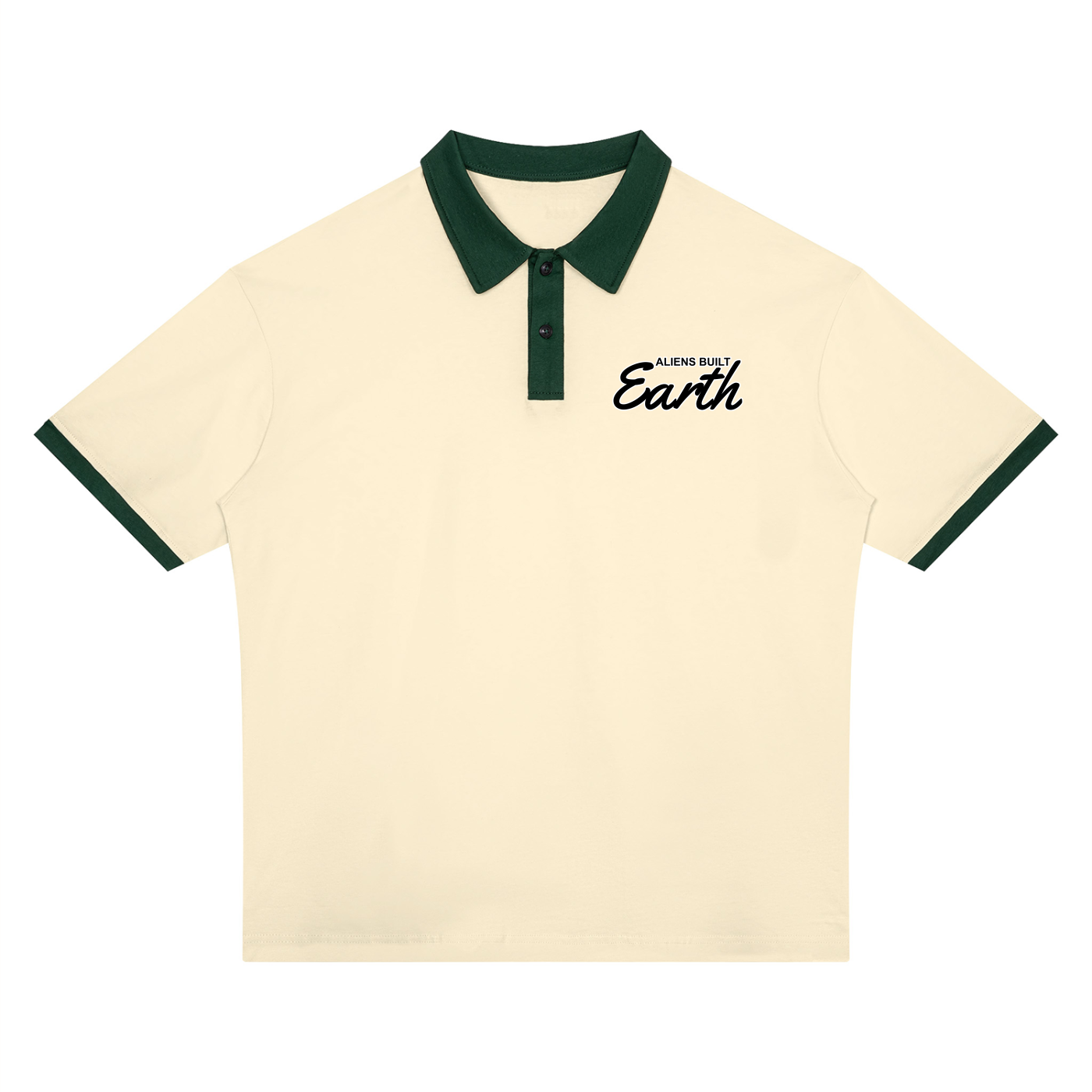 Unisex Color Block Polo Shirt