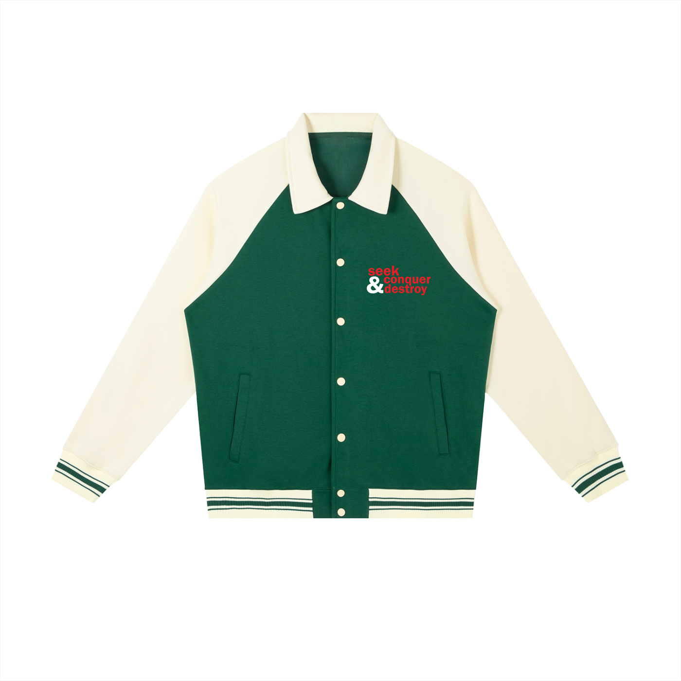jacket,letters,varsity,ampersand,seek,conquer,skate,fashion,streetwear,actionsports,wintercoat,winterjacket,fall,collegejacket,lettermans,mens