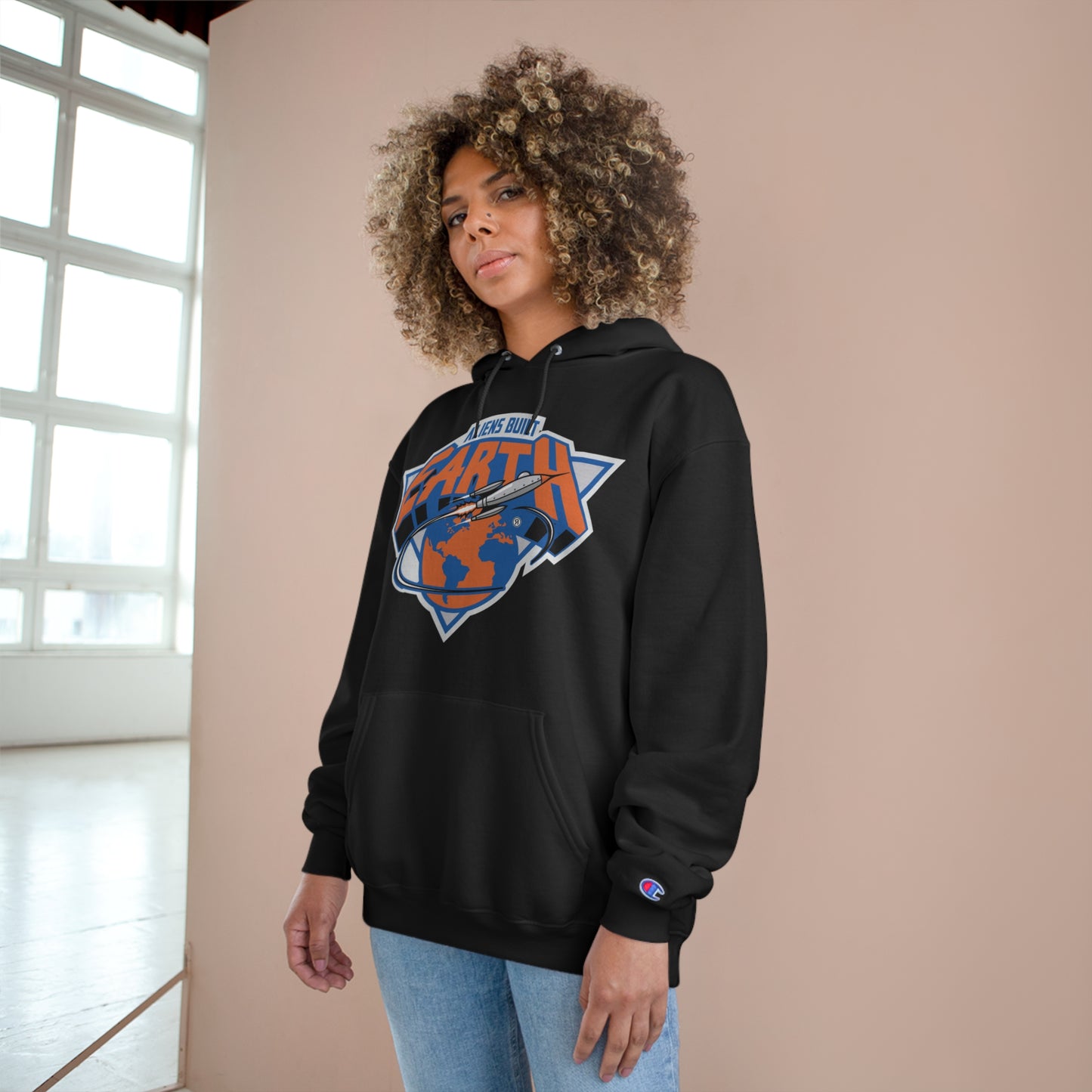 Aliens Built Earth The Playoffs! Knicks Champion Hoodie