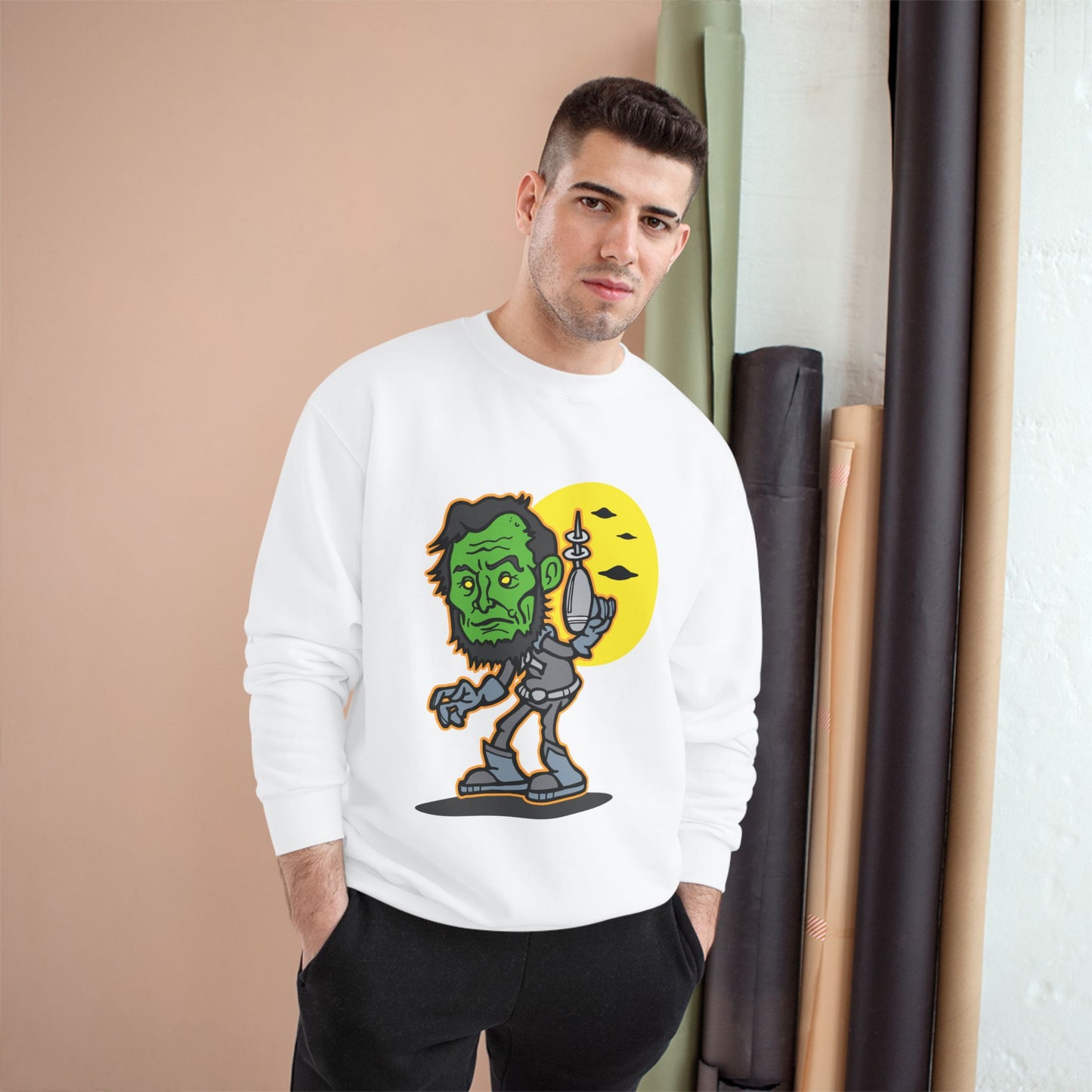 Bigfoot Encounter Sweatshirt - Cozy, Fun Gift for Nature Lovers, Halloween, Humor Apparel, Unique Statement Piece, Alien Lovers