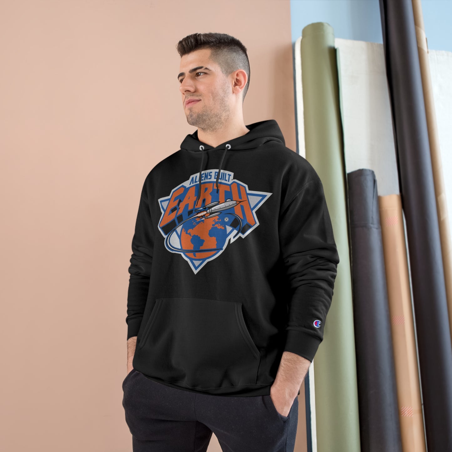 Aliens Built Earth The Playoffs! Knicks Champion Hoodie