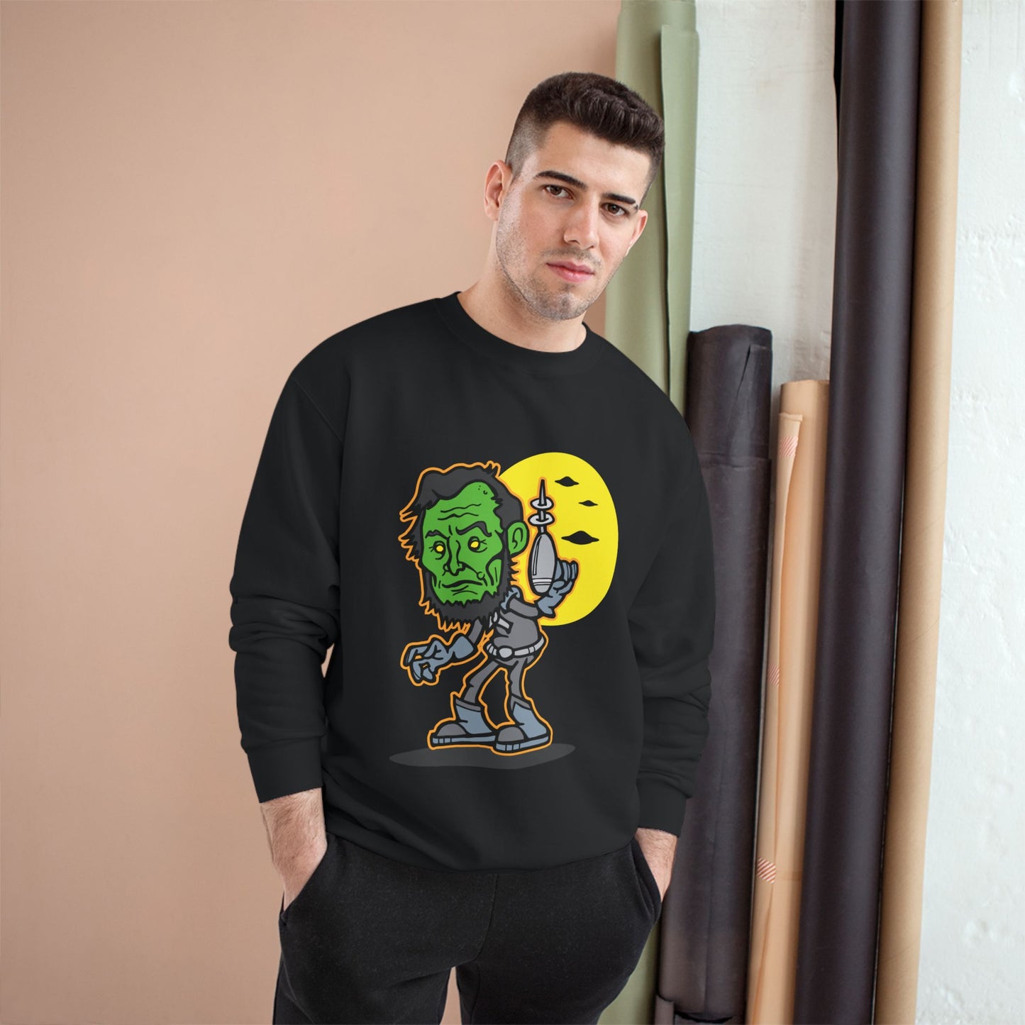 Bigfoot Encounter Sweatshirt - Cozy, Fun Gift for Nature Lovers, Halloween, Humor Apparel, Unique Statement Piece, Alien Lovers