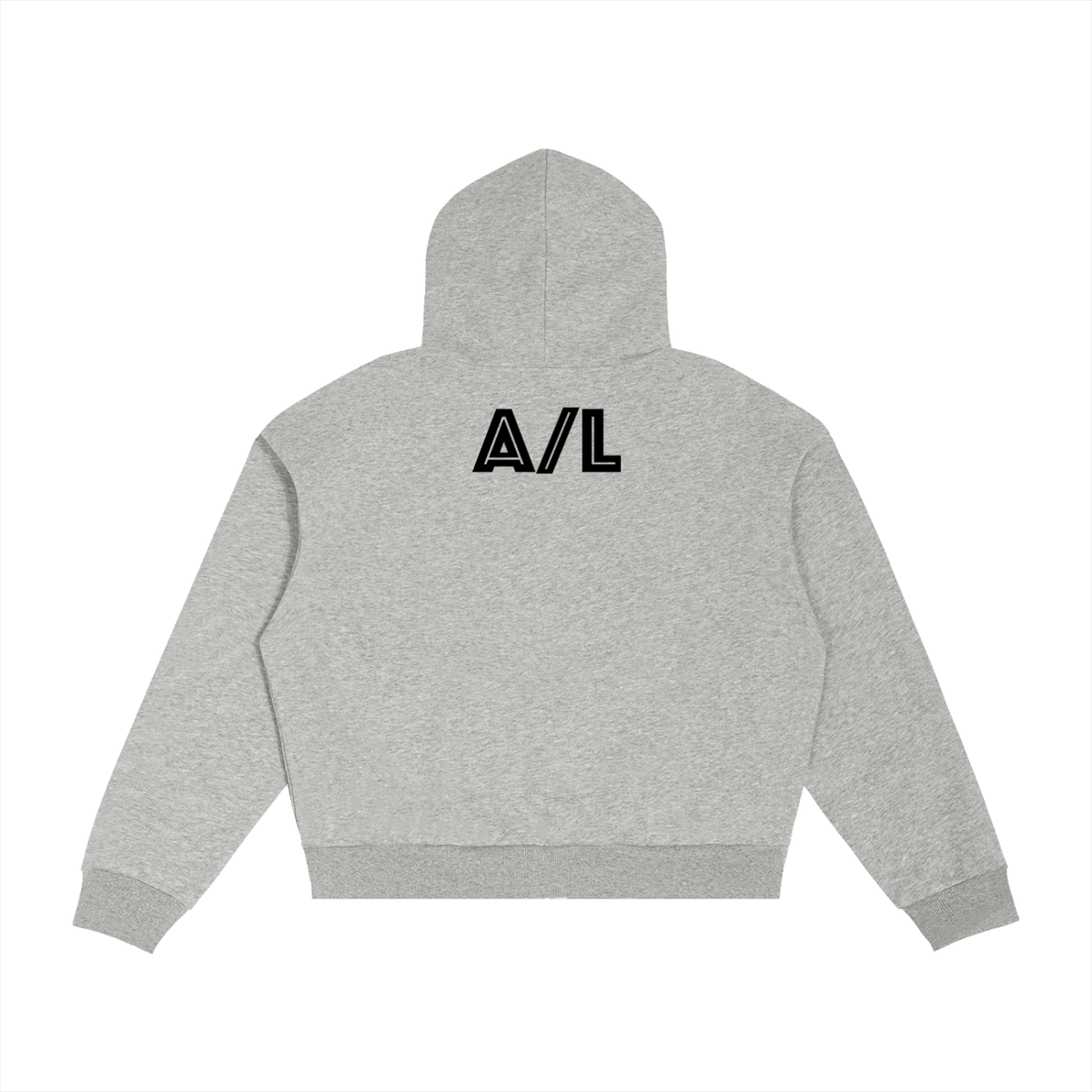 Aliens Vs Chicago Contrast Plaid Boxy Zip Hoodie