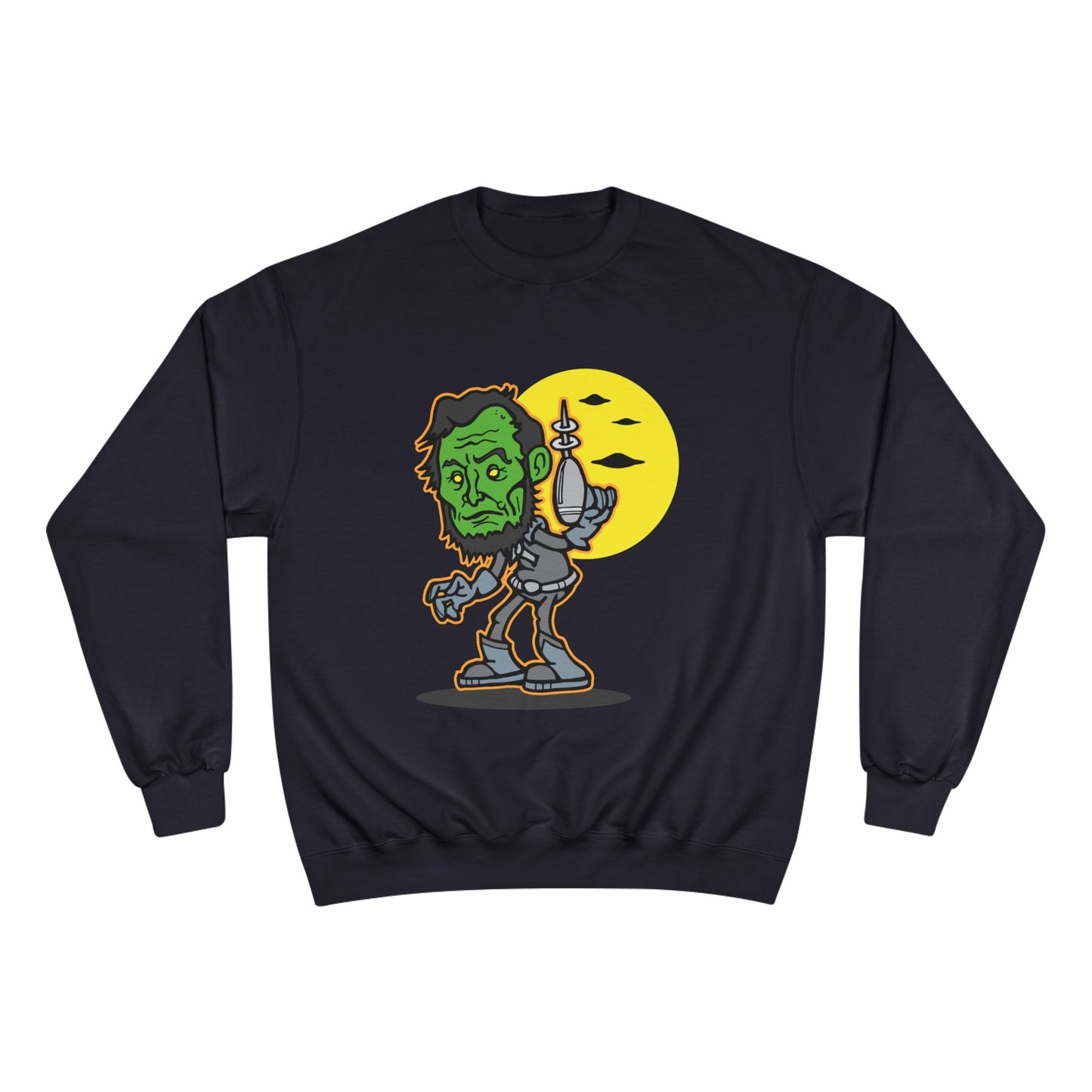 Bigfoot Encounter Sweatshirt - Cozy, Fun Gift for Nature Lovers, Halloween, Humor Apparel, Unique Statement Piece, Alien Lovers