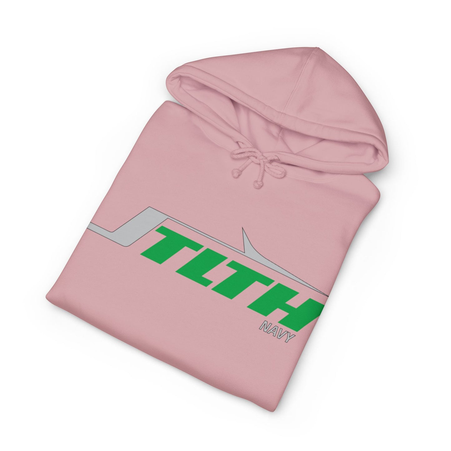 STLTH Navy Logo Hoodie – Retro Racing Graphic Pullover