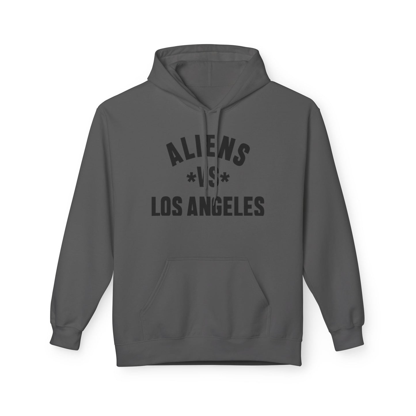 Aliens vs Los Angeles Hoodie — Vintage Sci‑Fi LA Graphic Pullover