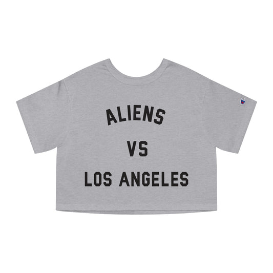 Aliens Vs. Los Angeles Champion Cropped T-Shirt