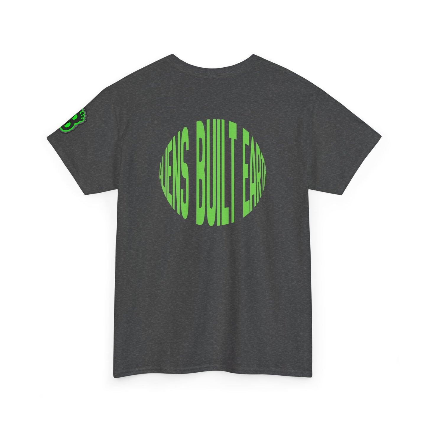 Bigfoot Encounter Tee — Neon Green Cryptid Graphic T-Shirt