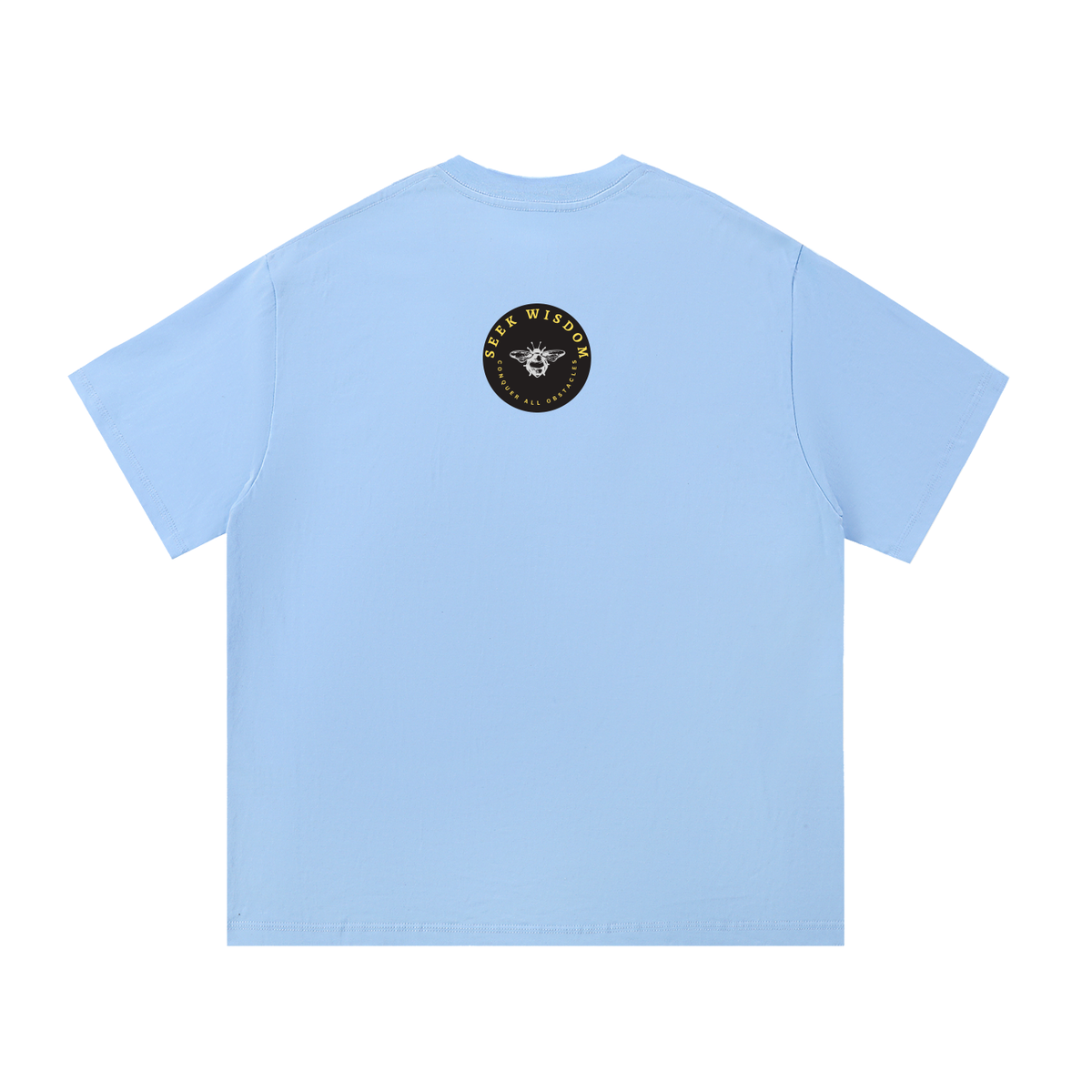 Seek Wisdom Conquer all Obstacles Mountain Peaks Essential Cotton T-Shirt