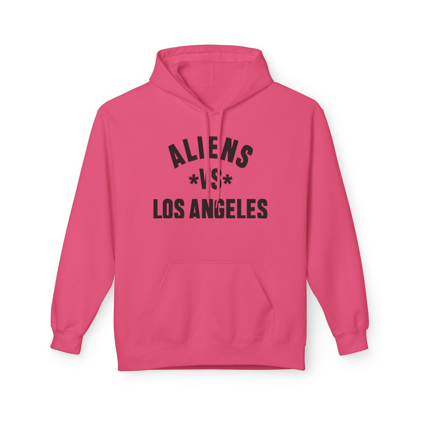 Aliens vs Los Angeles Hoodie — Vintage Sci‑Fi LA Graphic Pullover
