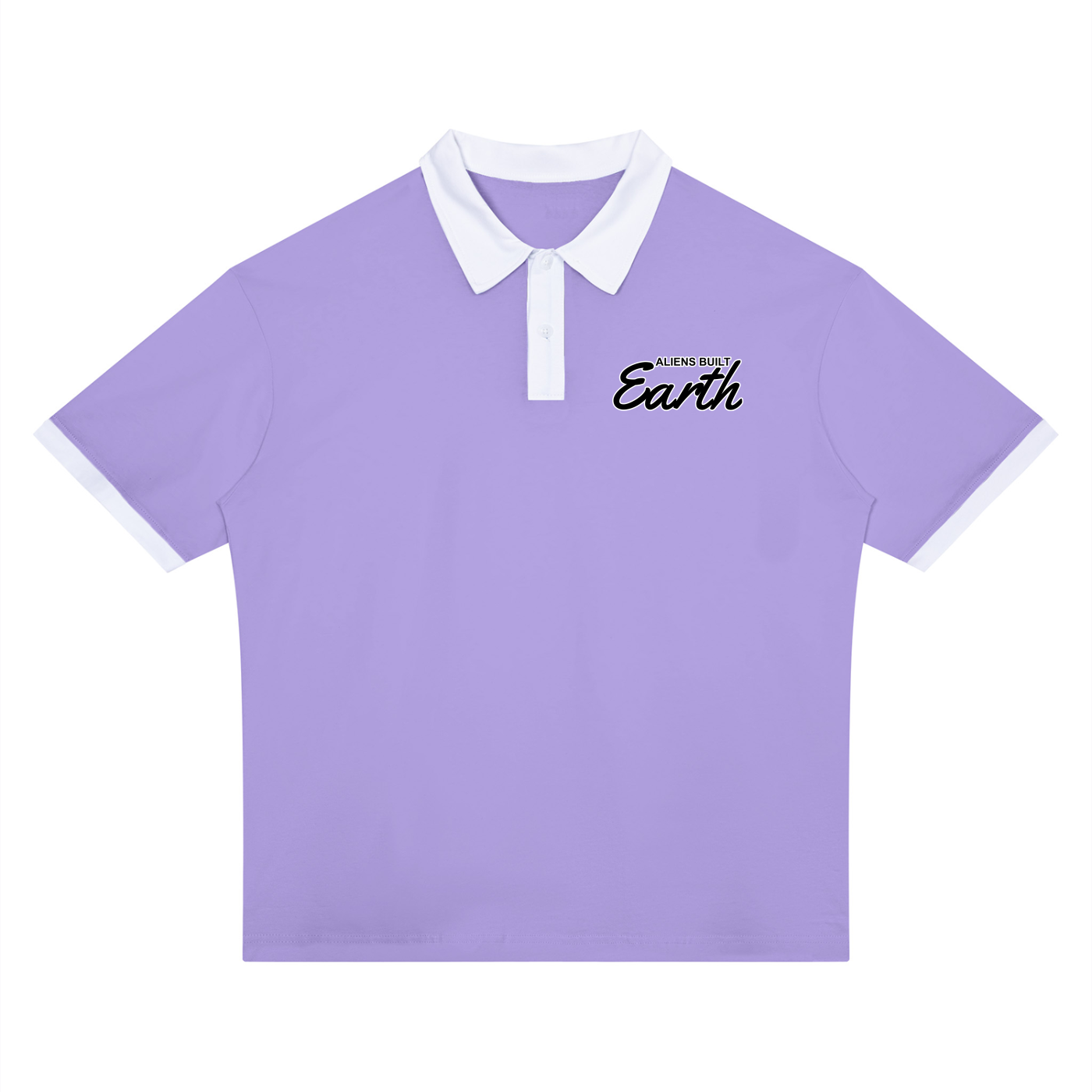 Unisex Color Block Polo Shirt
