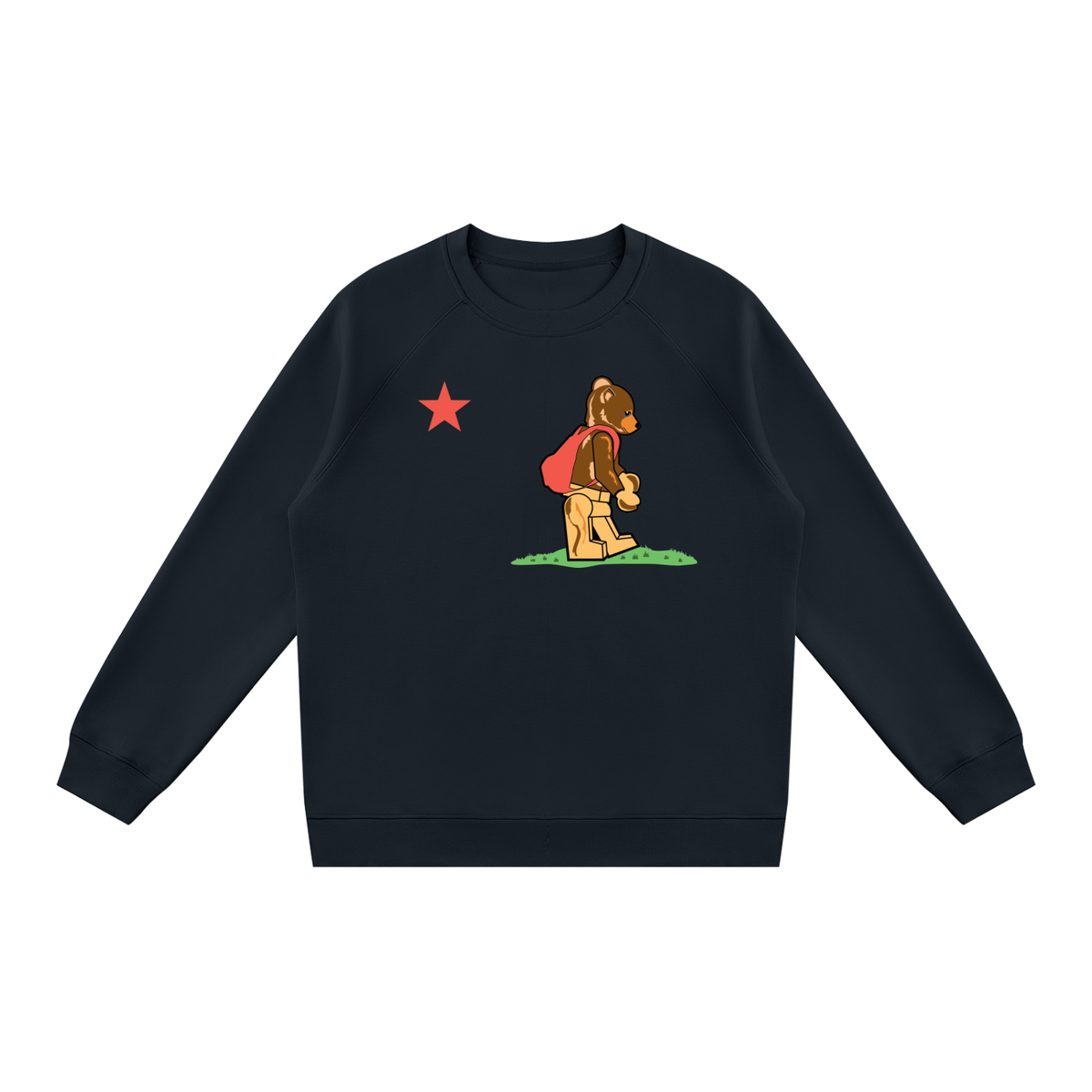 Cali Bearbrick Unisex Regular Fit Crewneck Sweatshirt