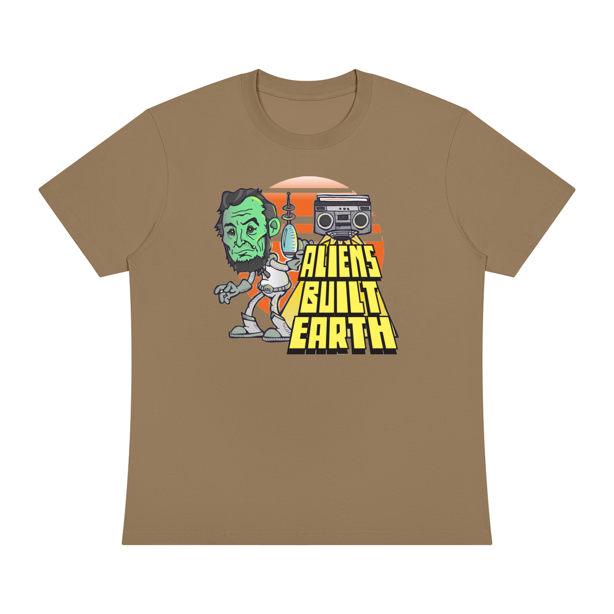 boombox,radio,abe,aliens,tee,graphic,ufo
