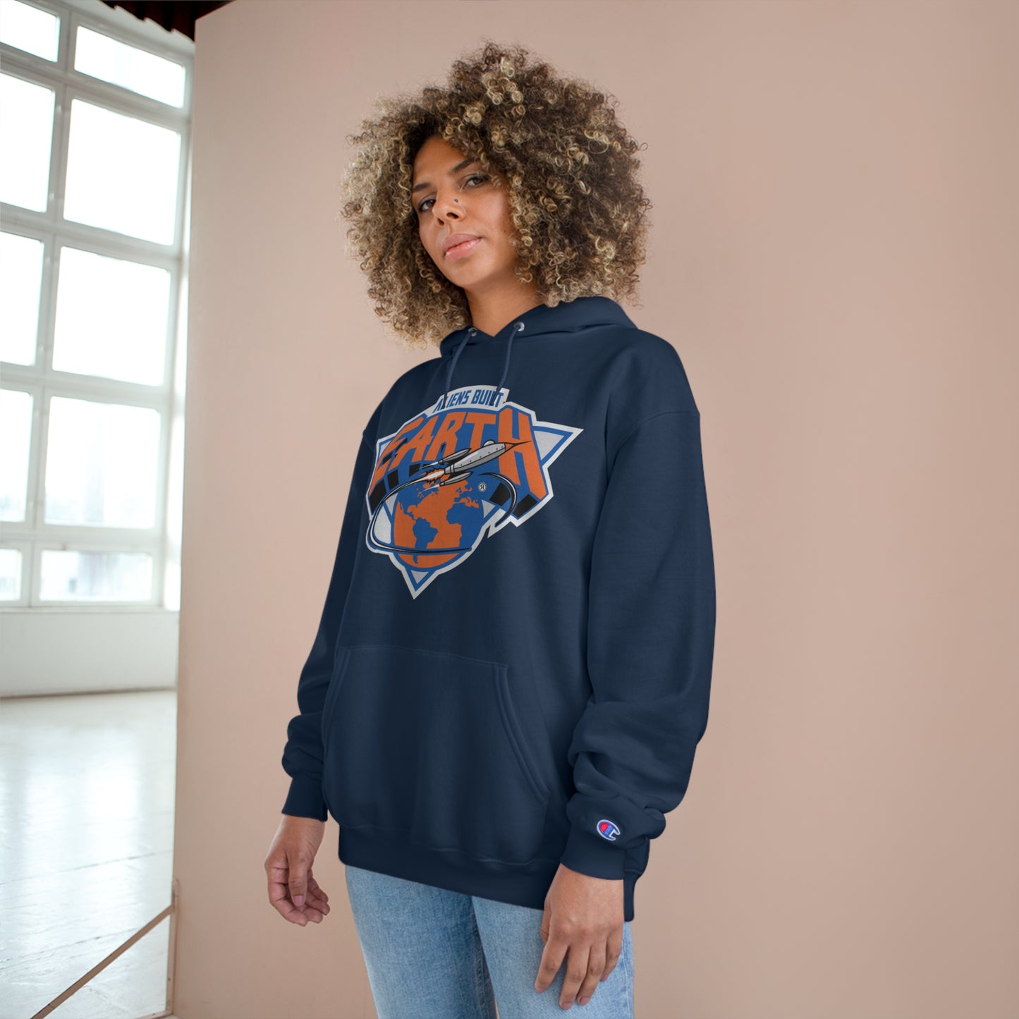 Aliens Built Earth The Playoffs! Knicks Champion Hoodie