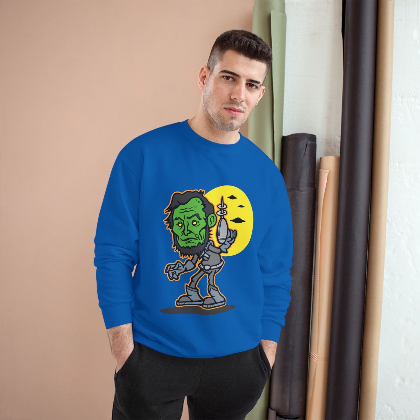 Bigfoot Encounter Sweatshirt - Cozy, Fun Gift for Nature Lovers, Halloween, Humor Apparel, Unique Statement Piece, Alien Lovers