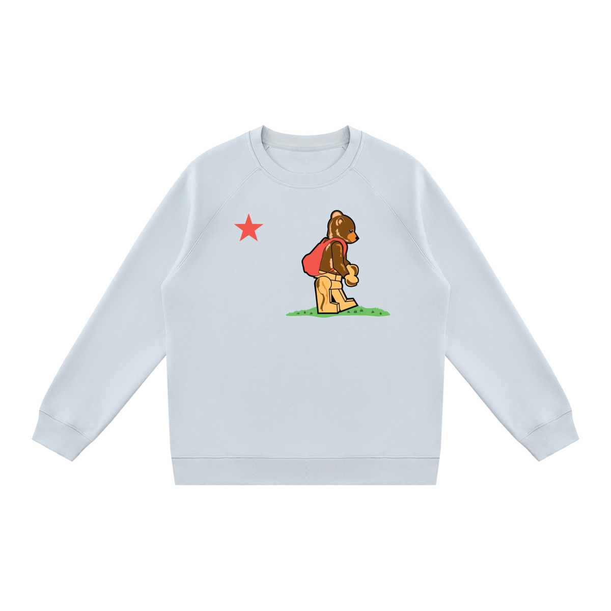 Cali Bearbrick Unisex Regular Fit Crewneck Sweatshirt