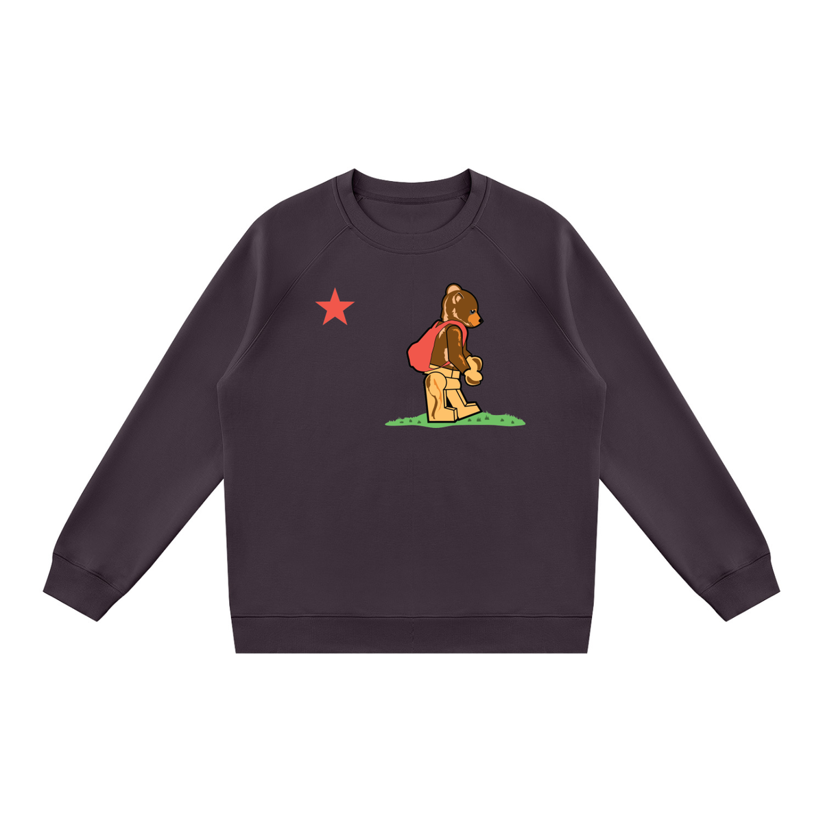 Cali Bearbrick Unisex Regular Fit Crewneck Sweatshirt