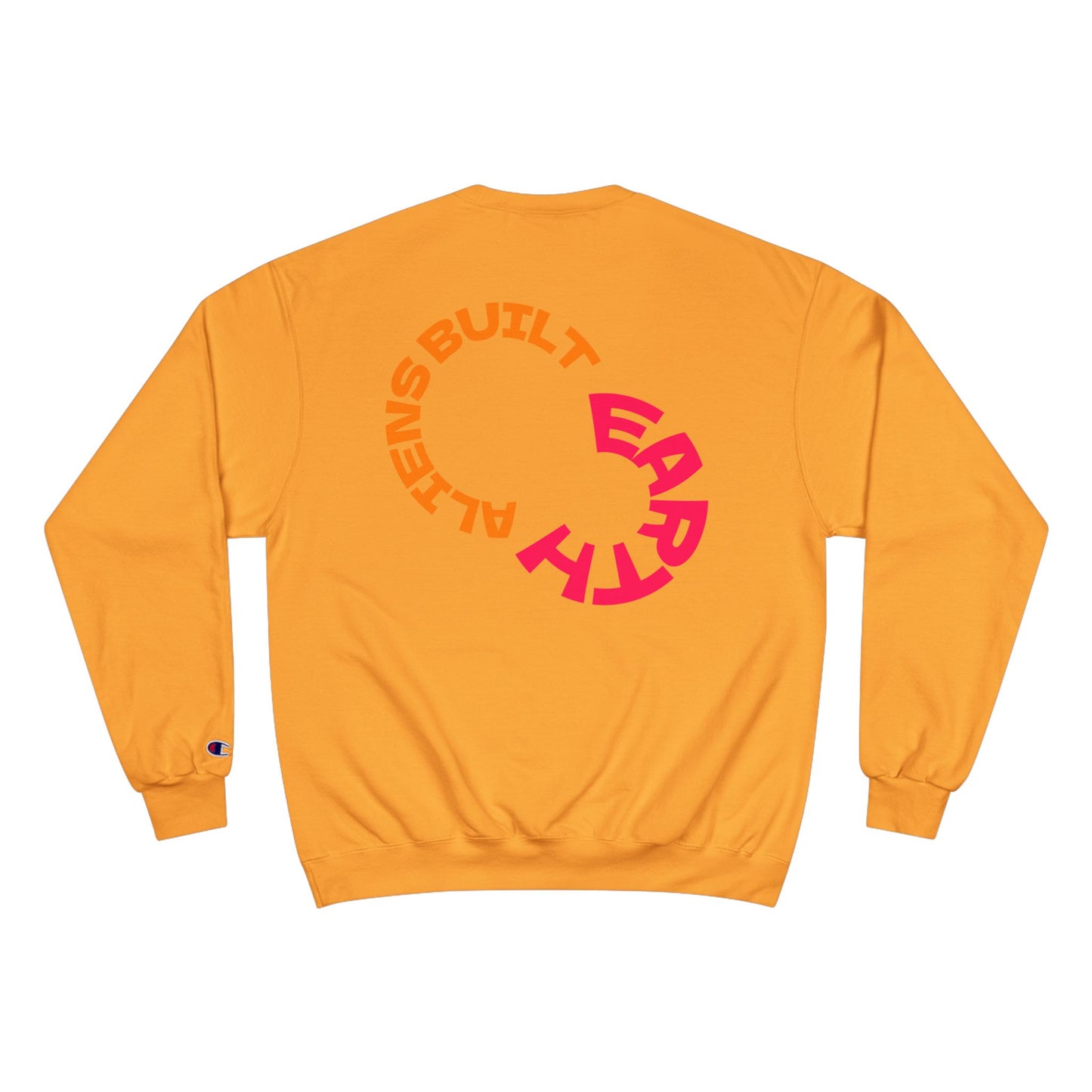 Alien Built Earth Neon Logo Sweatshirt