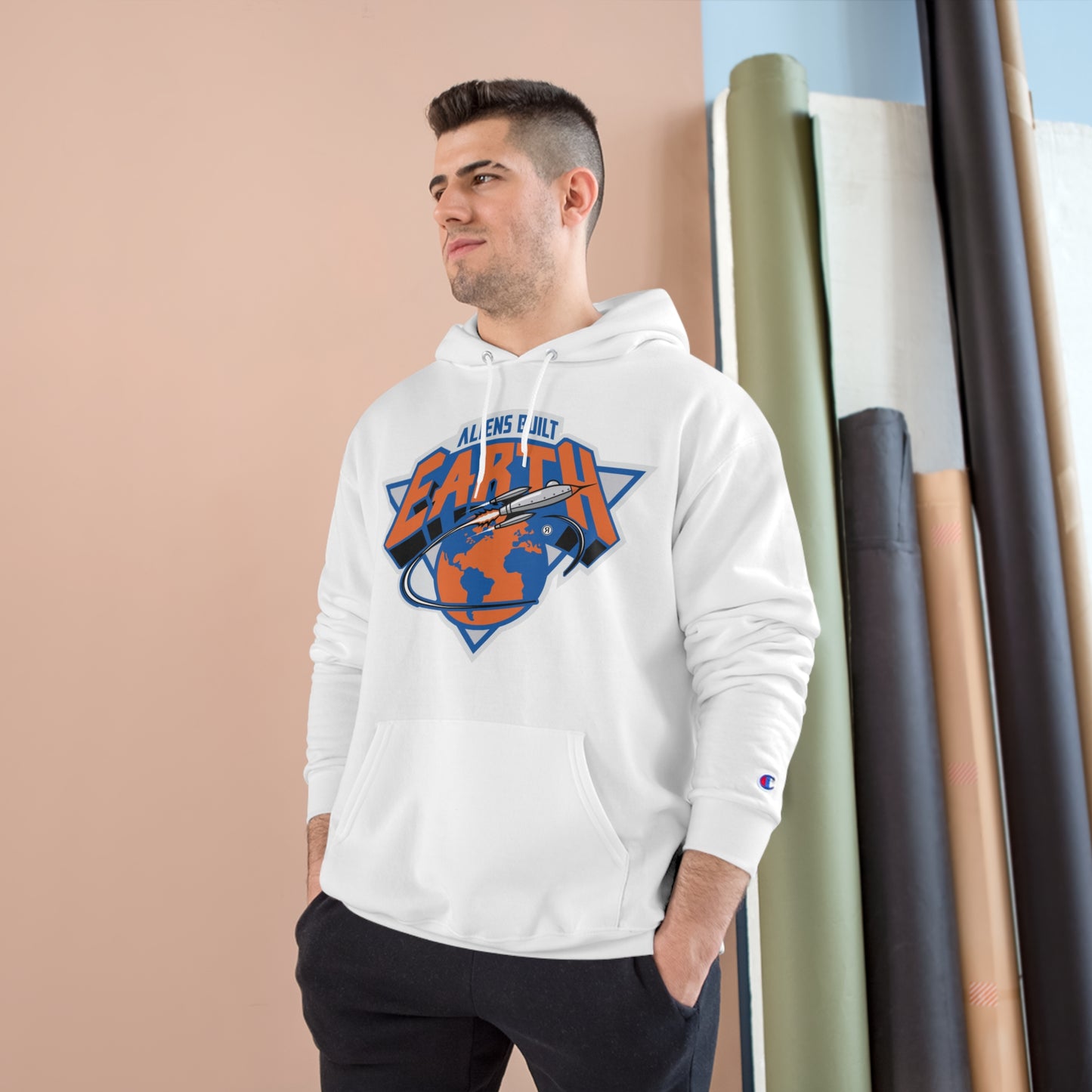 Aliens Built Earth The Playoffs! Knicks Champion Hoodie
