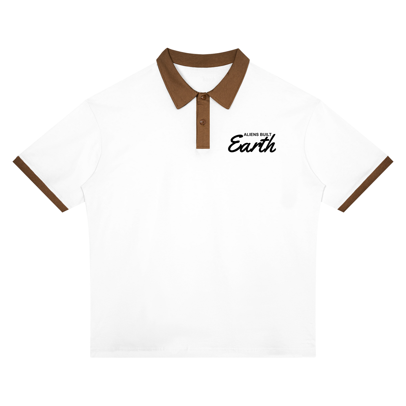 Unisex Color Block Polo Shirt