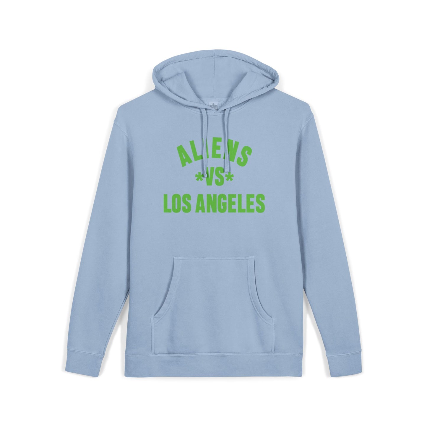 Aliens vs Los Angeles Hoodie — Pigment-Dyed Streetwear Pullover