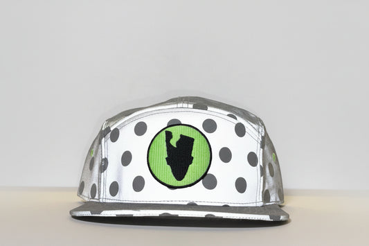 Mega Limited: Brims X Toygami X Kwamé "Safety Dotz" 5 panel cap (Night Glow)